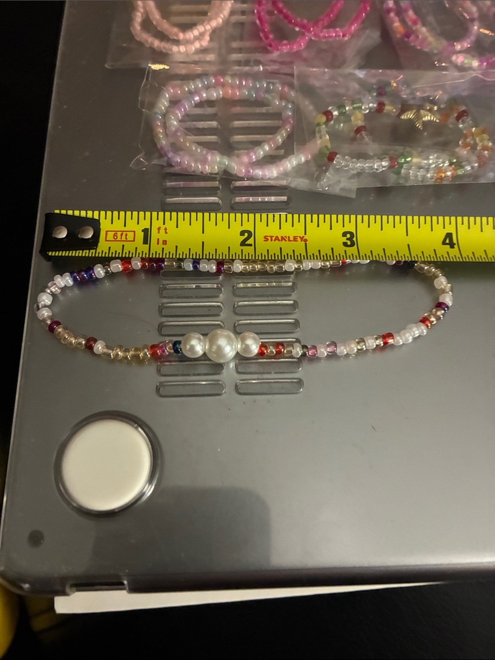 Refresh Pink & Multicolor Seed Bead Bracelet Stack - Picture 5 of 7